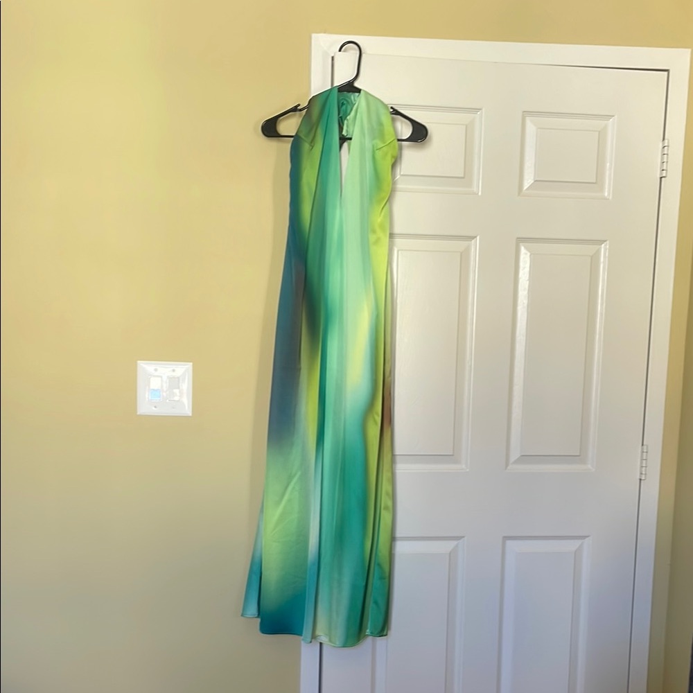 Baobab Collection Green and Blue Gradient Dress